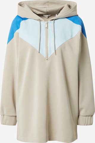 Sweat-shirt s.Oliver en beige : devant