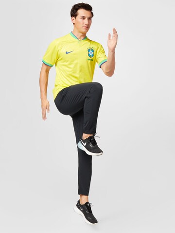 NIKE - Camisola de futebol 'Brasilien 2022' em amarelo