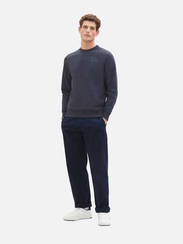 TOM TAILOR Sweatshirt in Blau