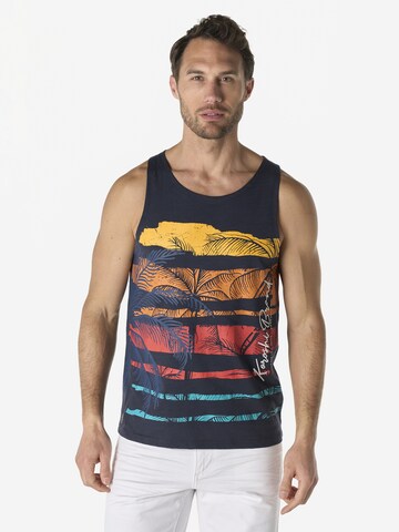 KOROSHI T-shirt i blå