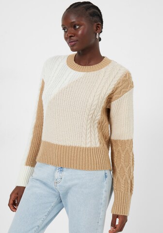 FRENCH CONNECTION Sweater 'Madelyn' in Beige: front