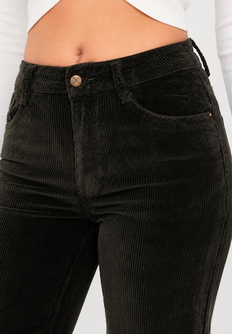 Regular Pantalon Elara en vert