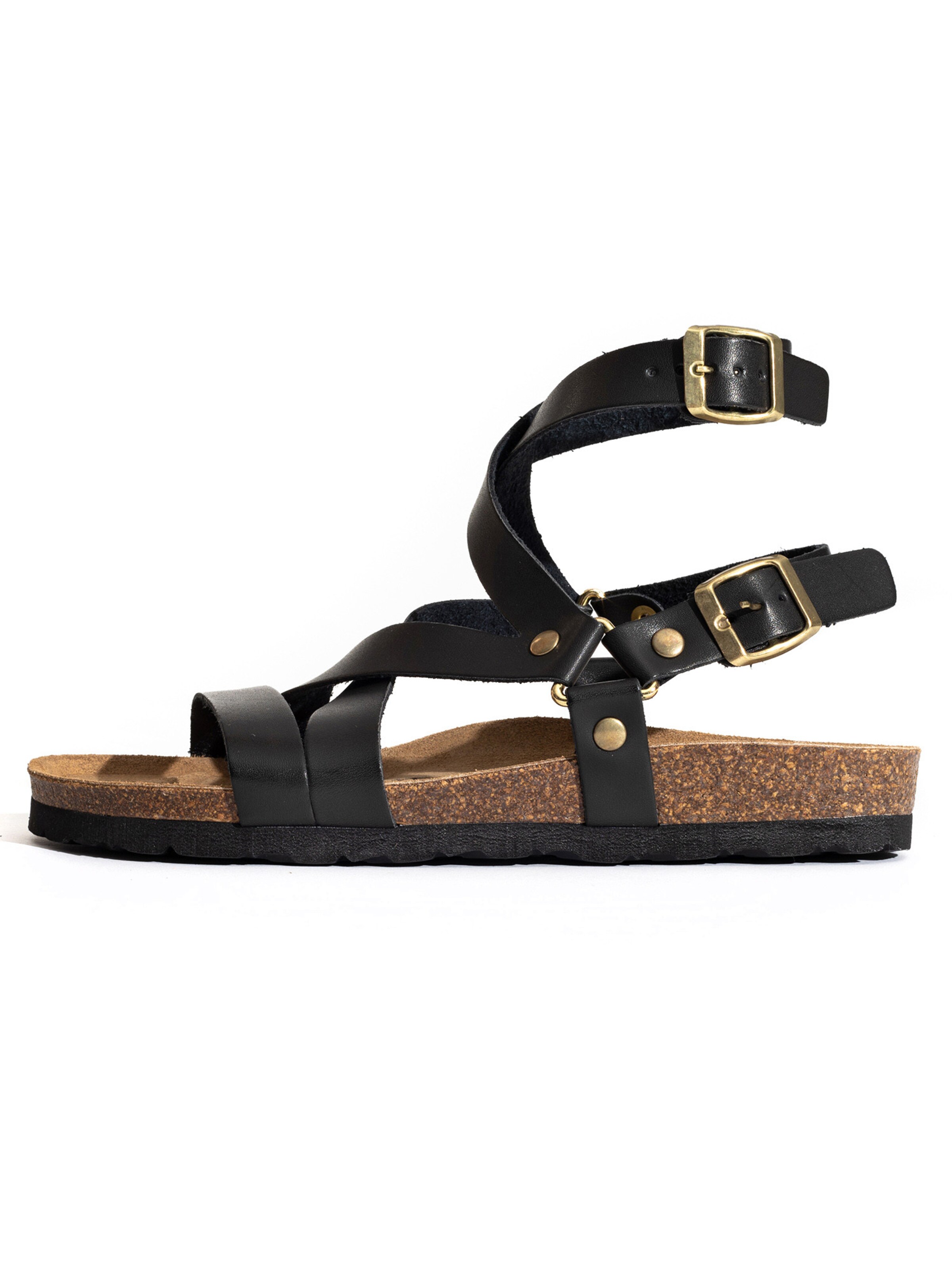 Bayton Remmisandaalit 'Armidale' värissä musta: etupuoli