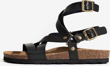 Bayton - Sandalias 'Armidale' en negro: frente