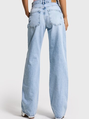 IT'S BASIC Loosefit Jeans 'SOFIA Loose High Rise Jeans' in Blauw