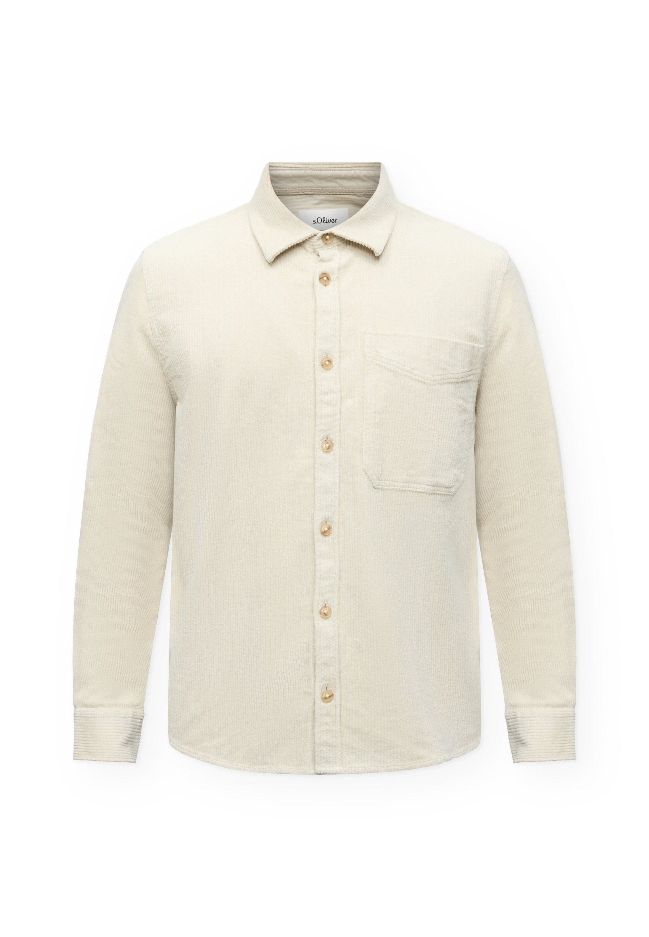Regular fit Camicia di s.Oliver in grigio: frontale
