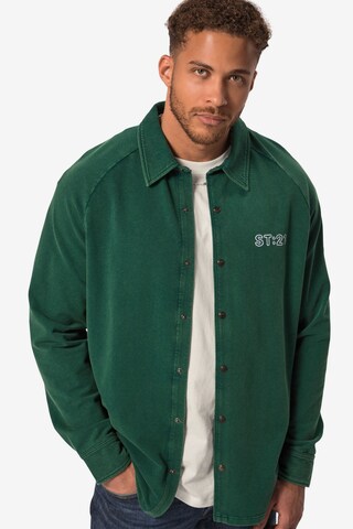 STHUGE Regular fit Overhemd in Groen: voorkant