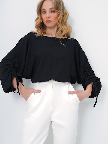 Trend Alaçatı Stili Blouse in Zwart