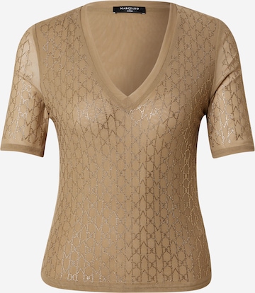 smėlio GUESS by Marciano Marškinėliai 'ARIA': priekis