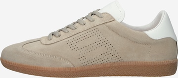 BLACKSTONE Sneakers laag 'Lime Wren Perf DG363' in Beige: voorkant