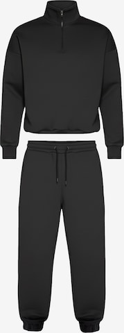cut my fashion Tracksuit 'Paulius' in Grey: front