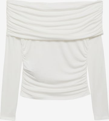 MANGO Shirt in Weiß: predná strana
