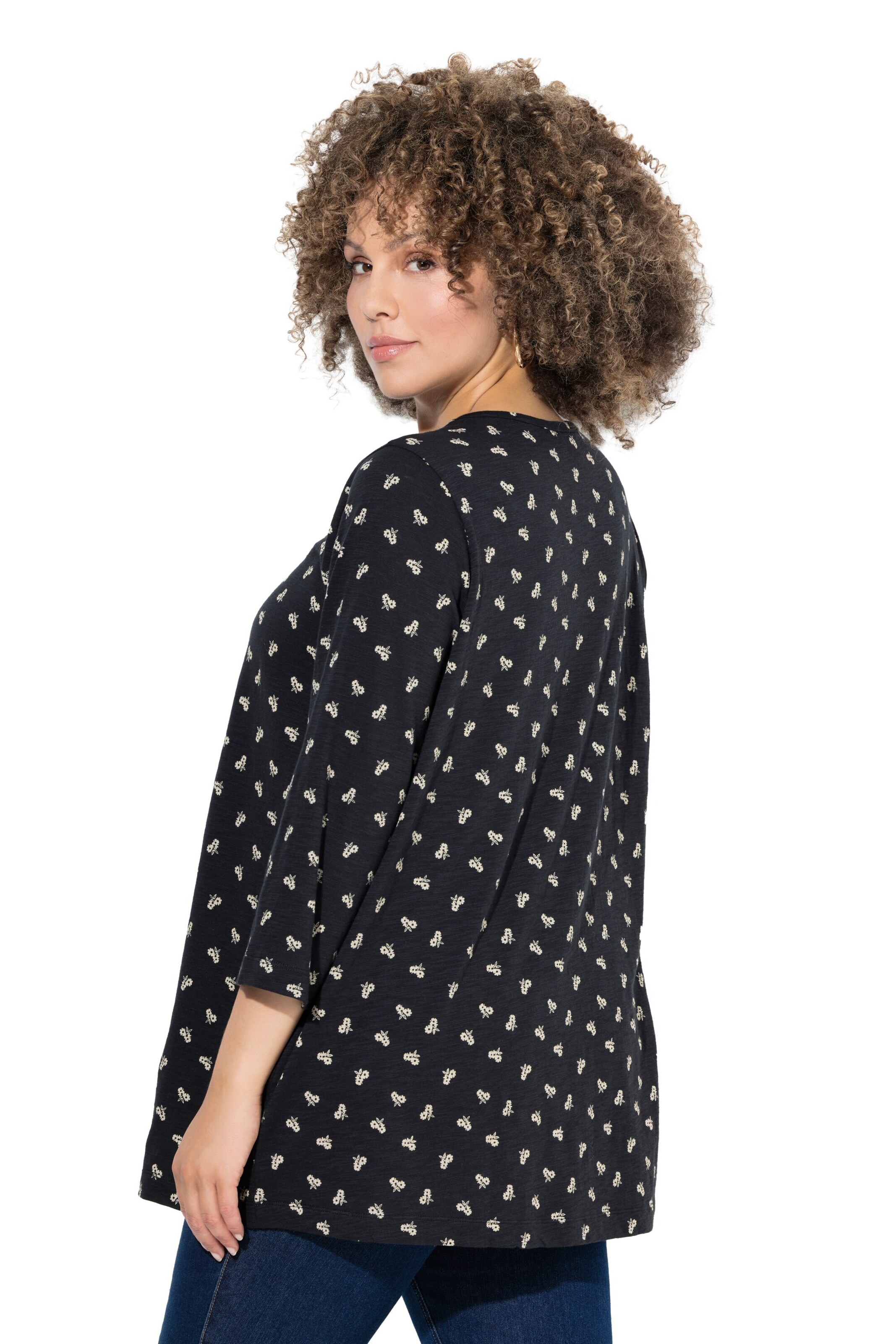 Ulla Popken Shirt in Schwarz