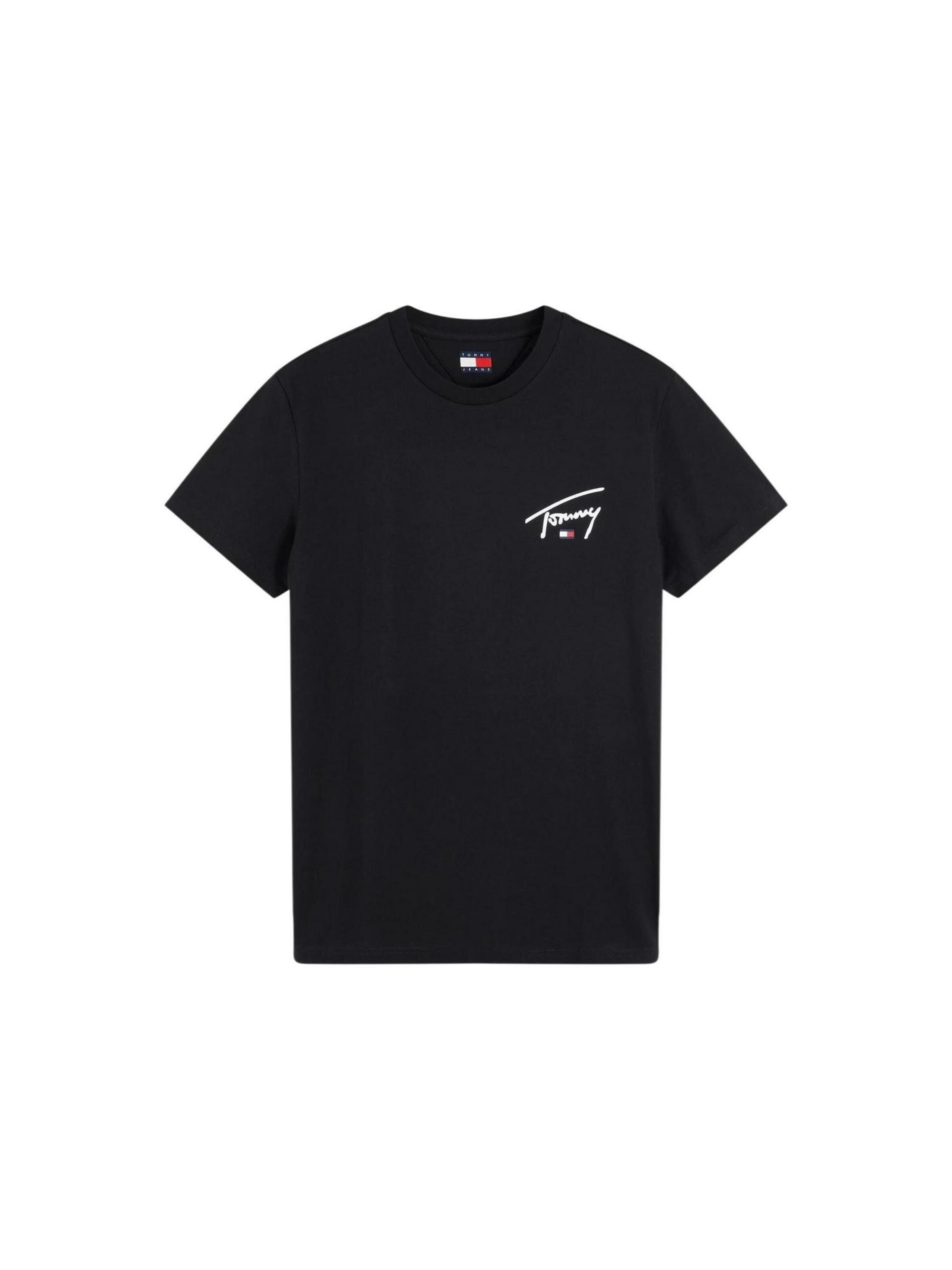 Maglietta 'DM0DM22538' di Tommy Jeans in nero: frontale