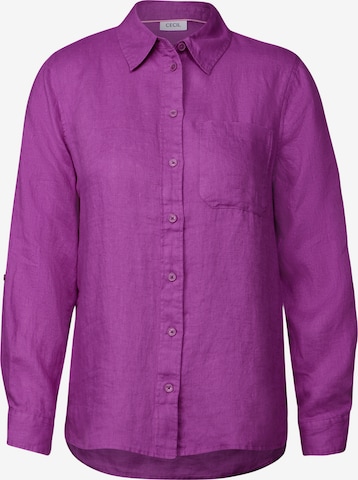 CECIL Bluse in Lila: Vorderseite