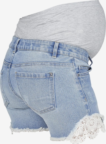 MAMALICIOUS Regular Jeans 'Casis' in Blue