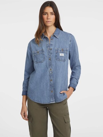 GUESS JEANS Blouse in Blue: front