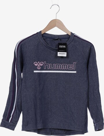 Hummel Sweatshirt & Zip-Up Hoodie in M in Blue: front