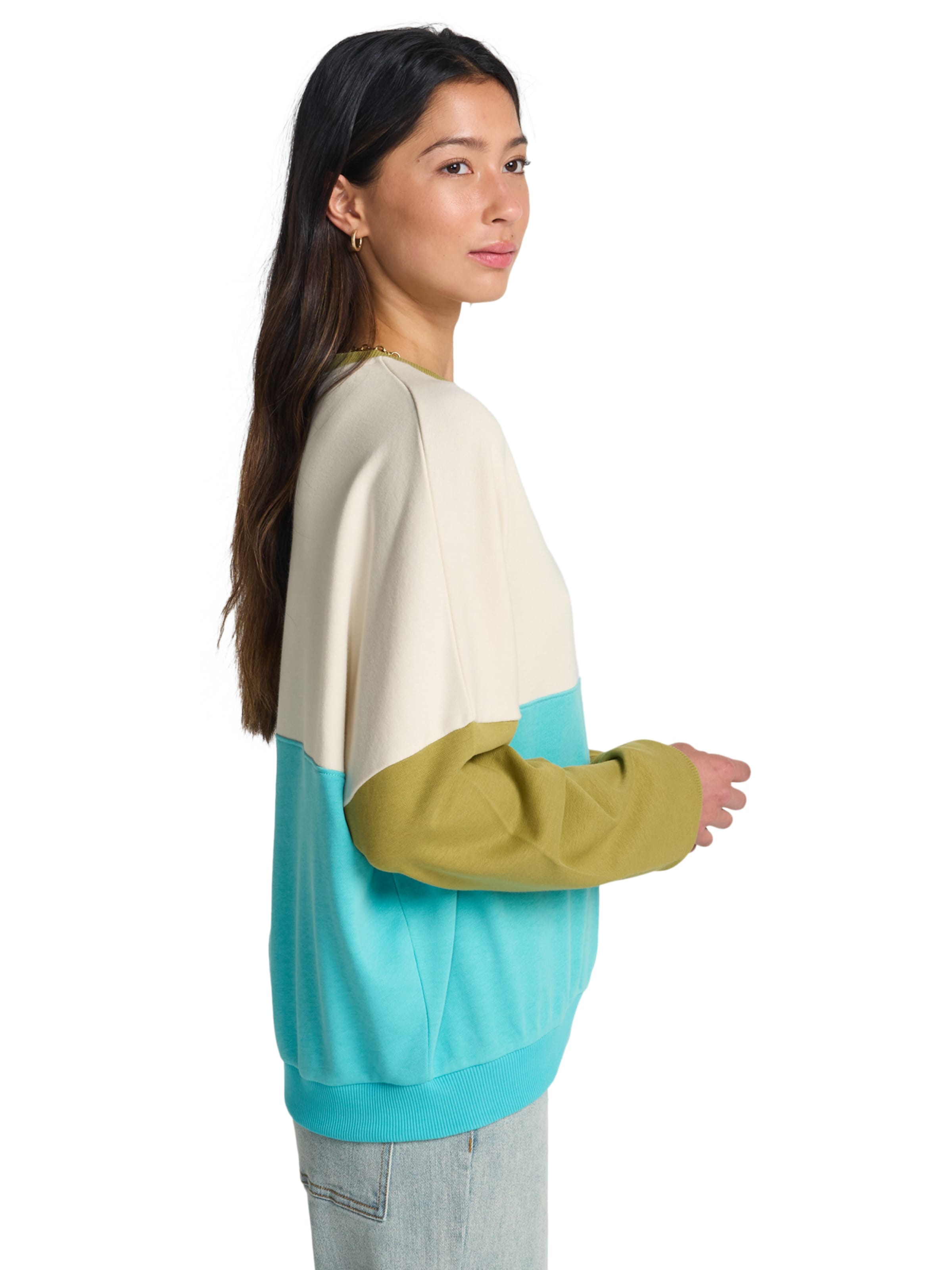 BILLABONG Sweatshirt 'Jump Around Block' in Green