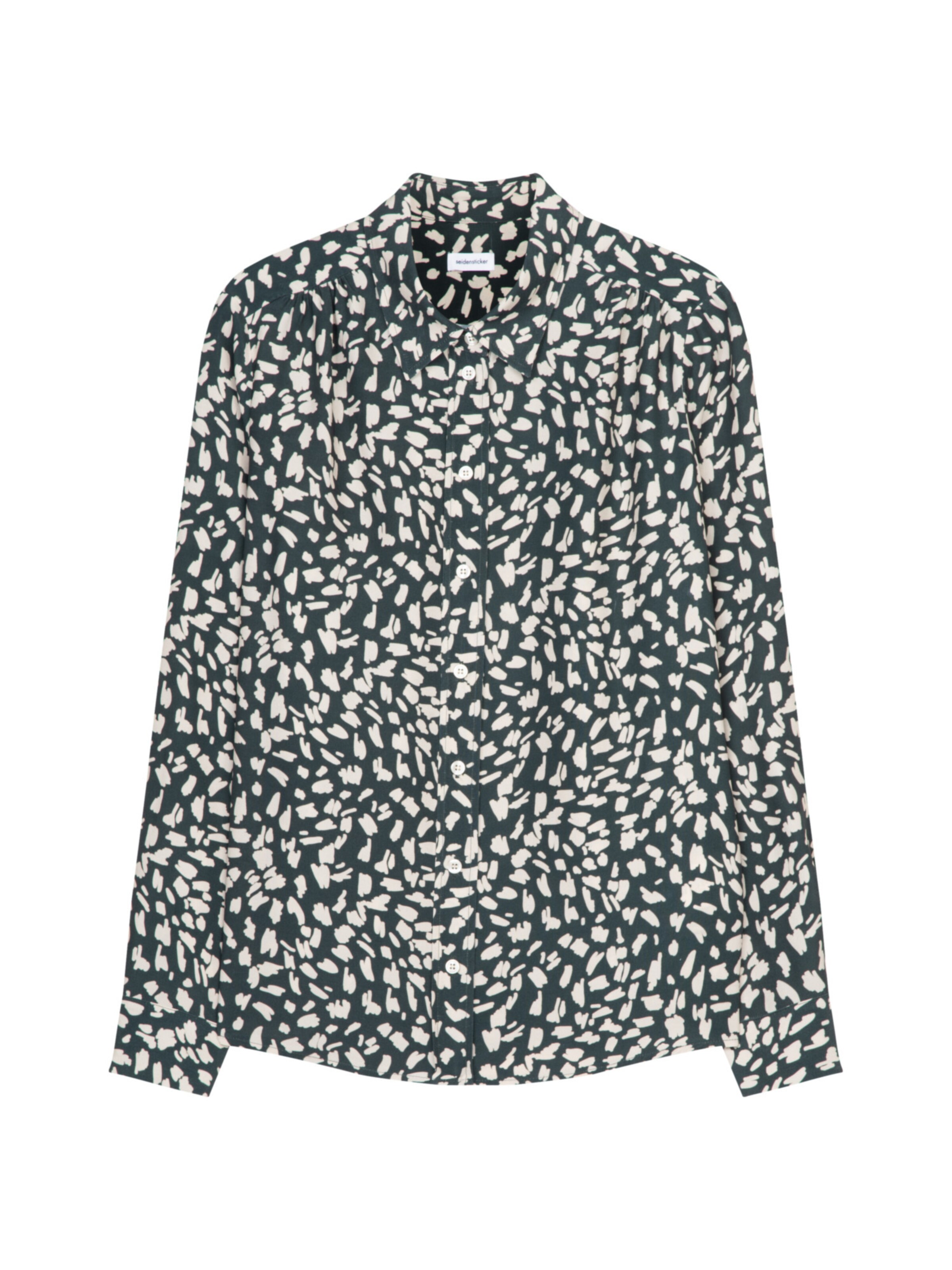SEIDENSTICKER Blouse 'Schwarze Rose' in Green: front