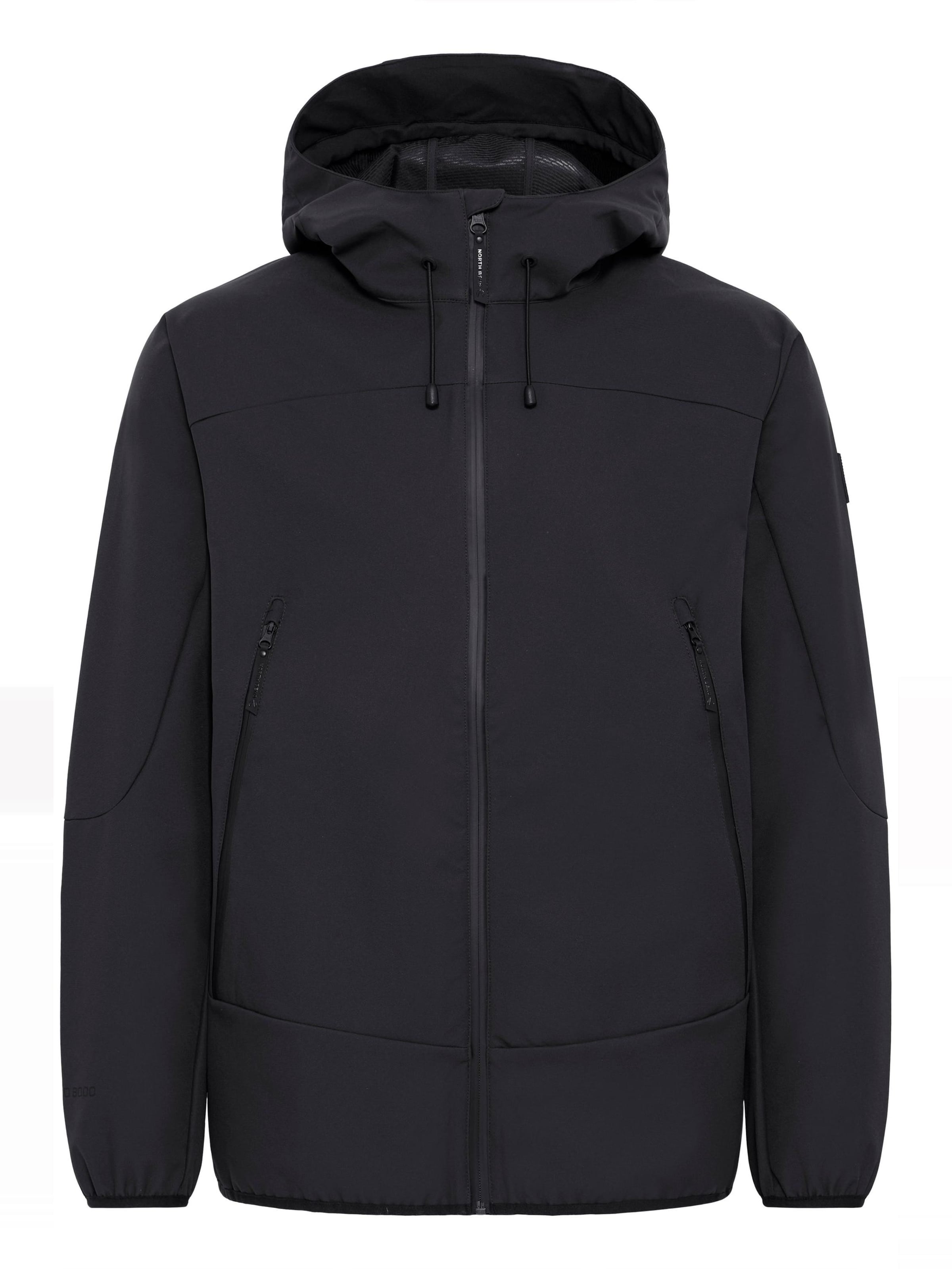 Giacca funzionale 'Ross' di North Bend in nero: frontale