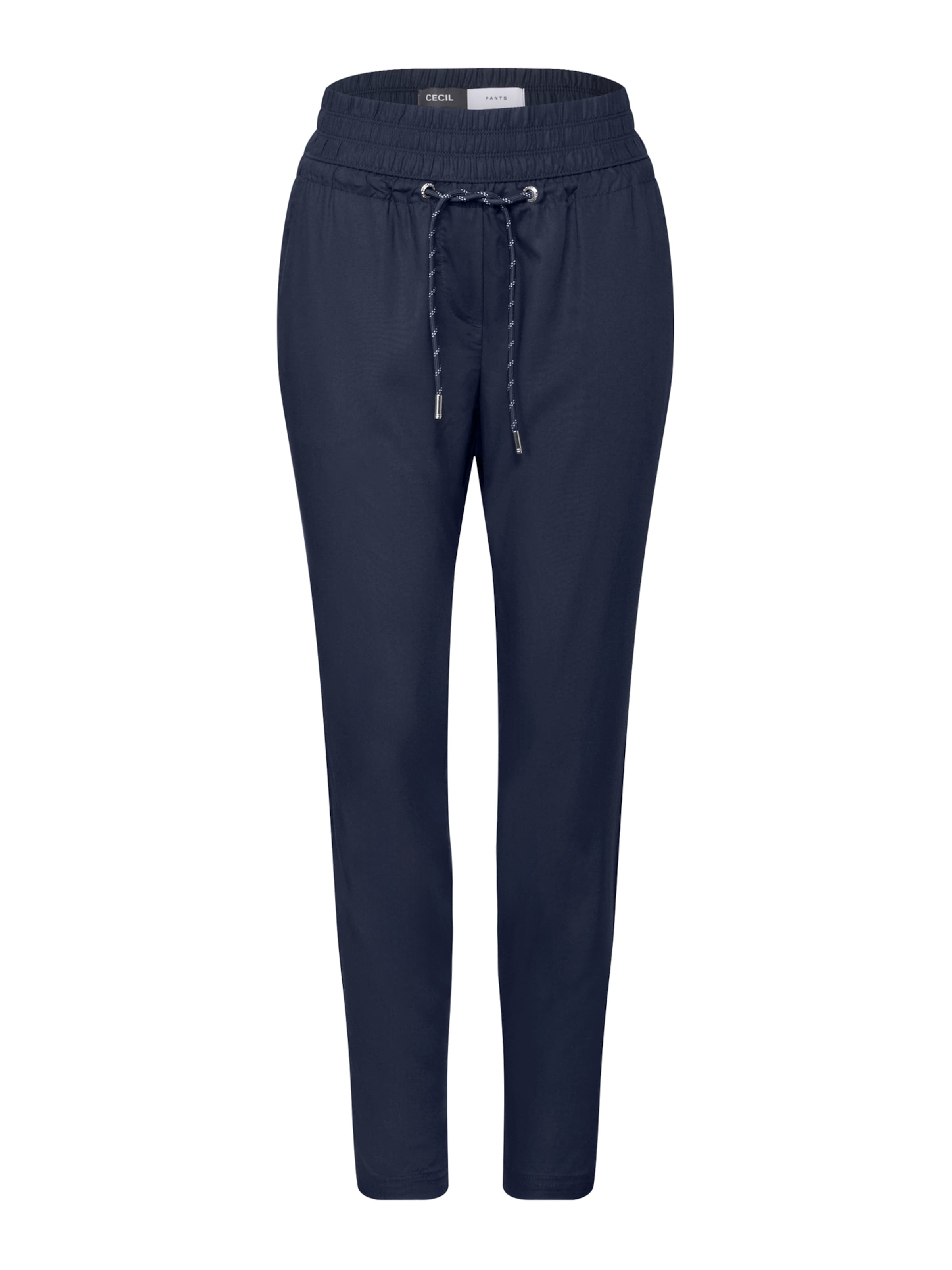 CECIL Свободный крой Штаны 'Chelsea' в Синий: спереди