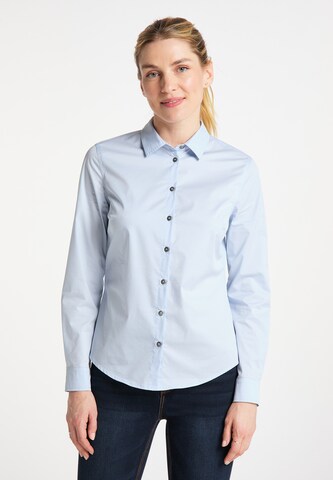 usha BLUE LABEL Bluse in Blau: predná strana