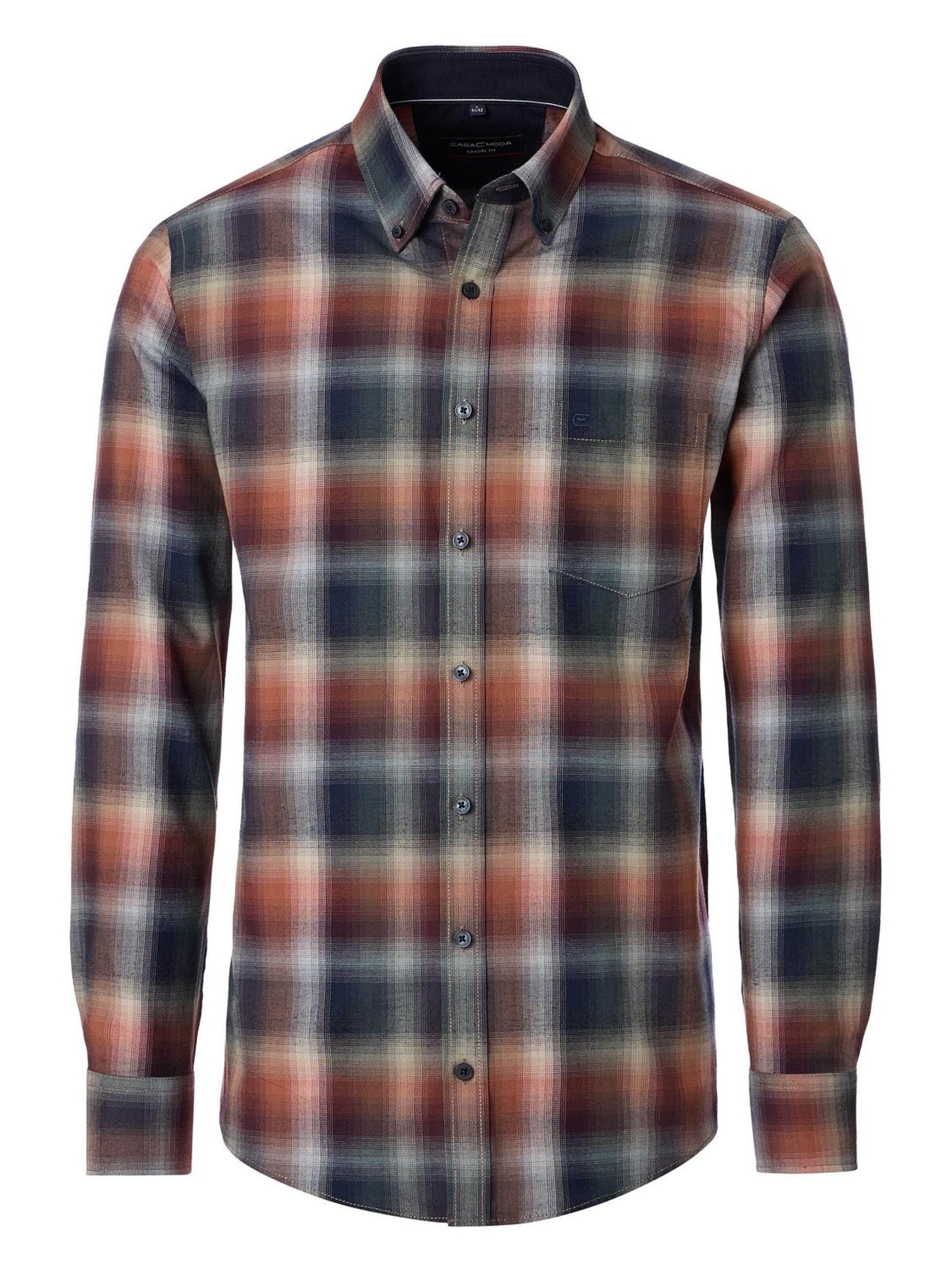 CASA MODA Regular fit Button Up Shirt in Mixed colors: front