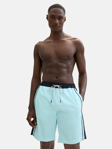 TOM TAILOR Badeshorts in Blau