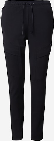 JACK & JONESSlimfit Hlače 'JPSTGORDON FUSION' - crna boja: prednji dio