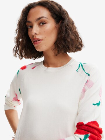 Pull-over Desigual en blanc