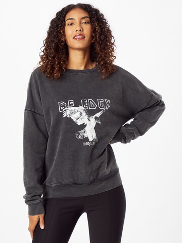 Sweat-shirt 'Jela' BE EDGY en noir : devant