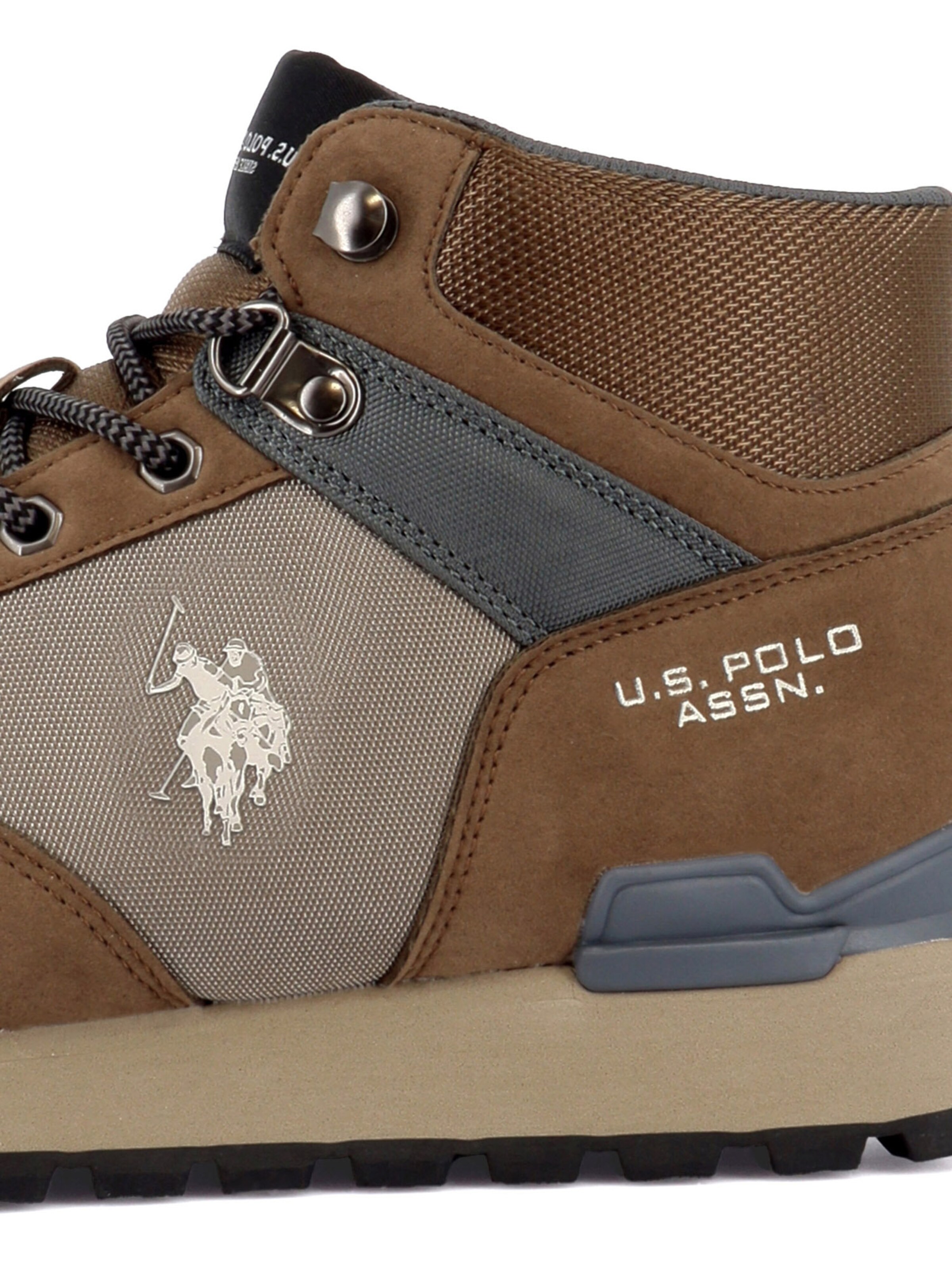 US POLO ASSN. Šněrovací boty 'Aron' – hnědá