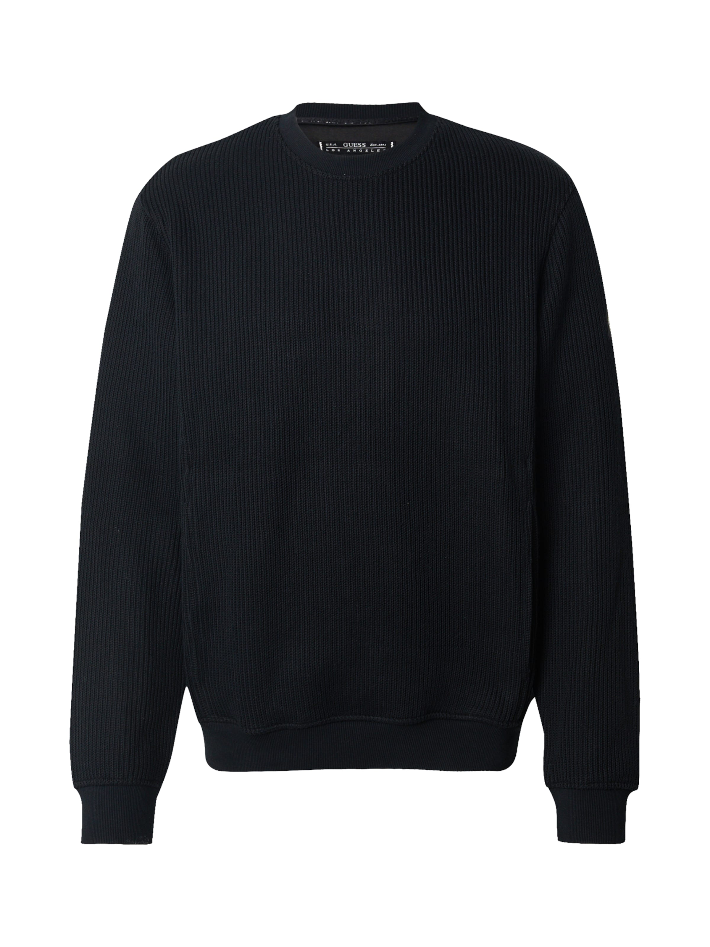 GUESS Свитер в Черный: спереди
