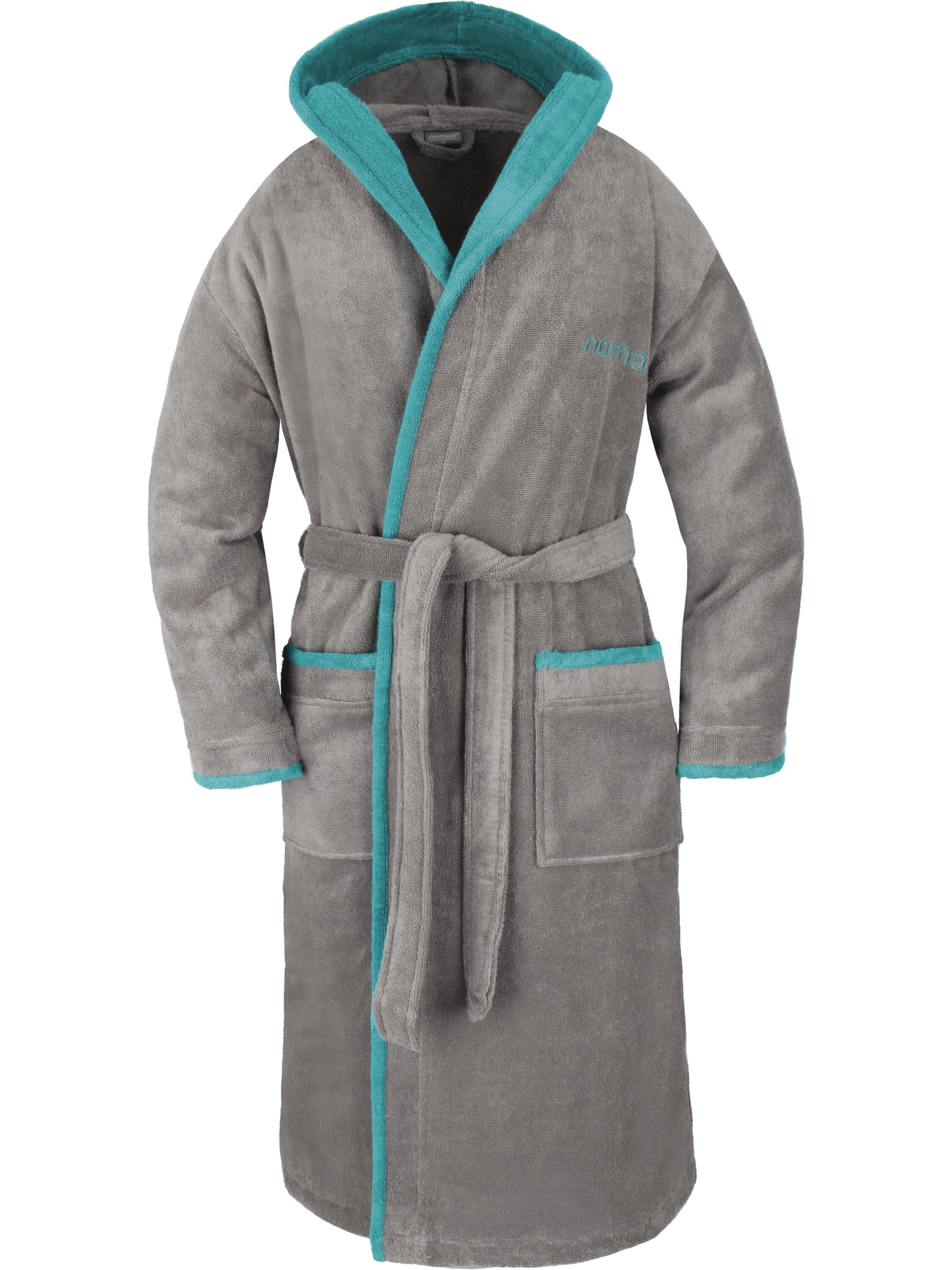 normani Badjas lang  'Rob' in Grijs: voorkant