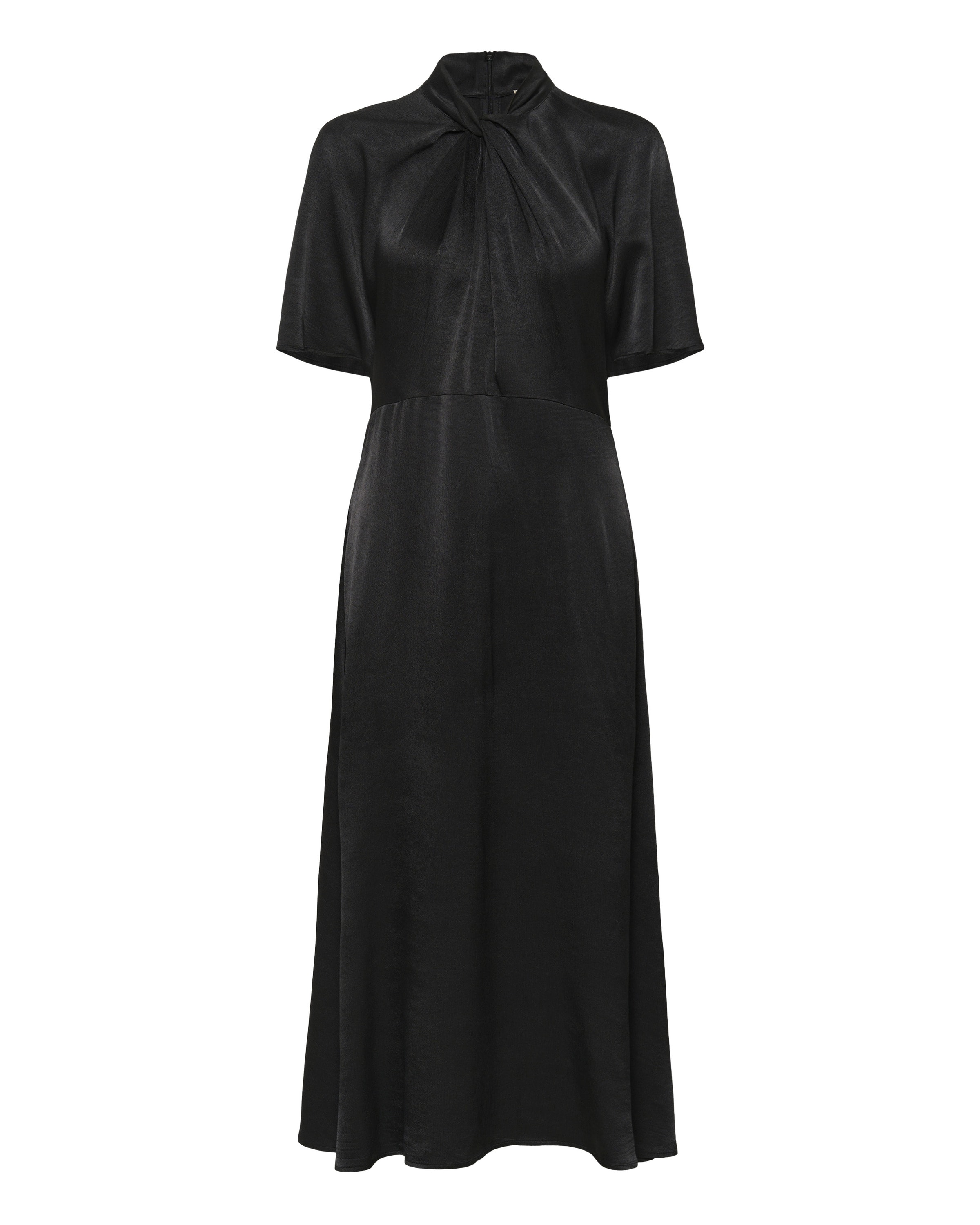 SOAKED IN LUXURY Kleid 'Riyan Miria ' in Schwarz: Vorderseite