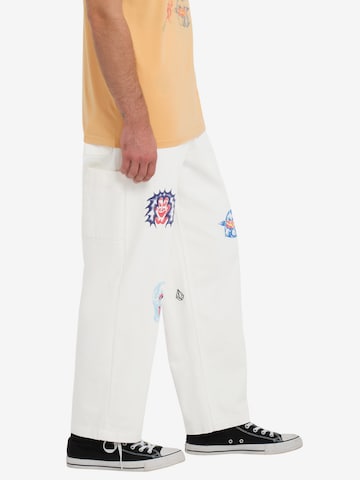 Loosefit Pantalon chino Volcom en blanc