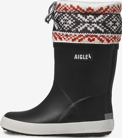 AIGLE Gummistiefel 'Giboulee PT 2' in 19 in rot / schwarz / weiß, Produktansicht