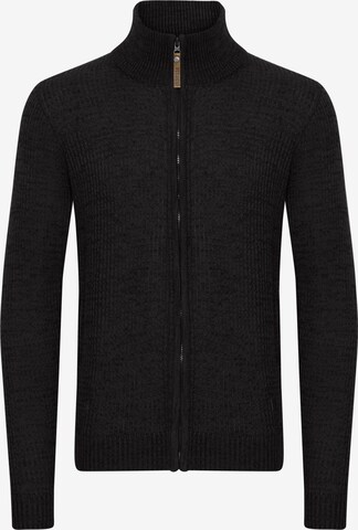 INDICODE JEANS Knit Cardigan in Black: front