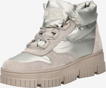 Stivaletto stringato di s.Oliver in beige: frontale