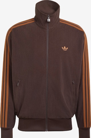 ADIDAS ORIGINALS Mikina 'Firebird' – hnědá: přední strana