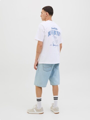 T-Shirt 'JJBUGS BUNNY' JACK & JONES en blanc