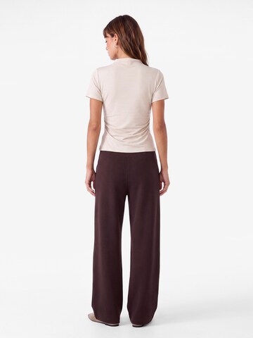 Koton Wide leg Broek in Bruin