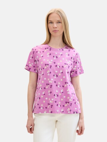 TOM TAILOR T-Shirt in Lila: predná strana