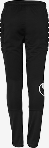 UHLSPORT Tapered Workout Pants in Black