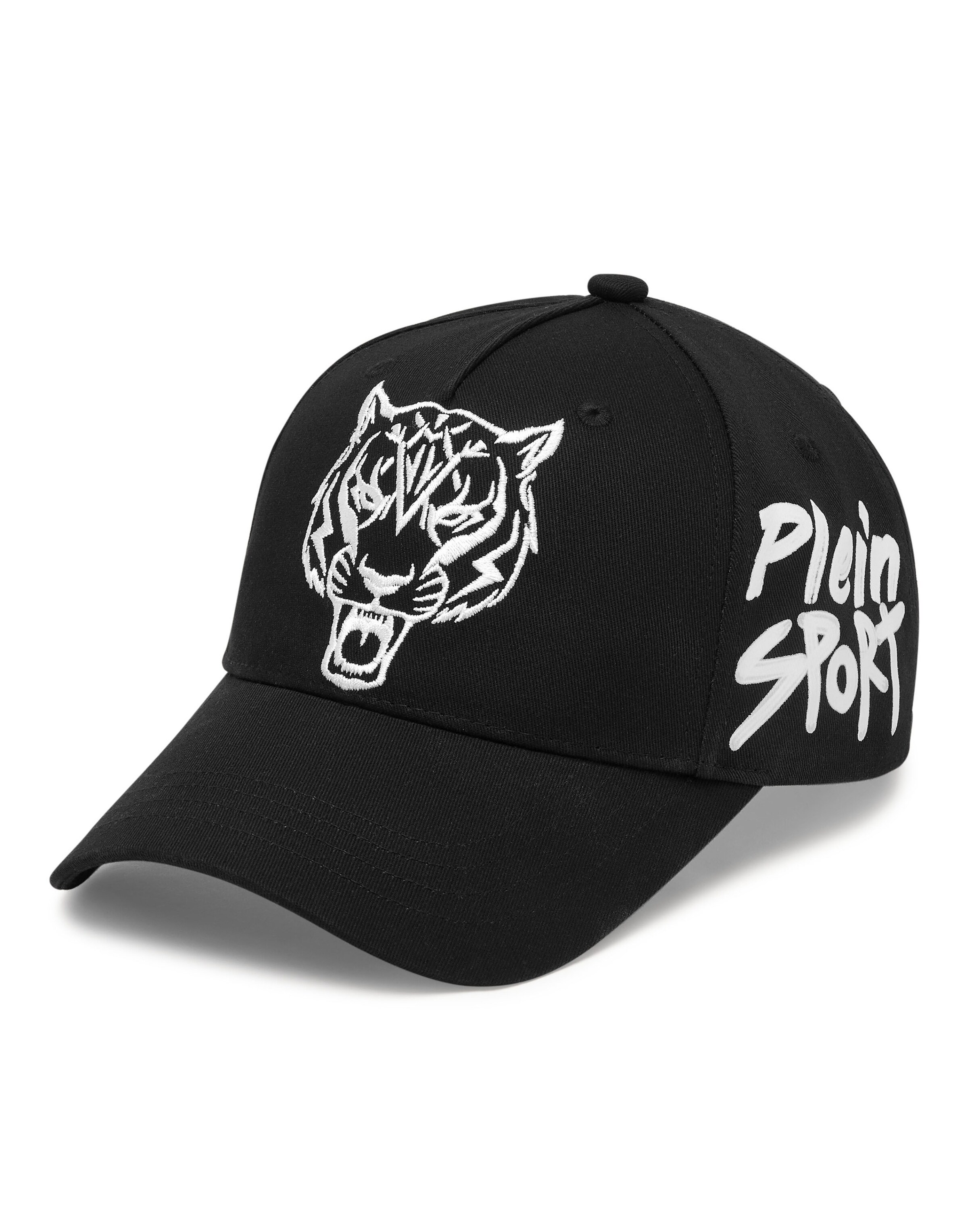 Casquette 'Tiger' Plein Sport en noir : devant