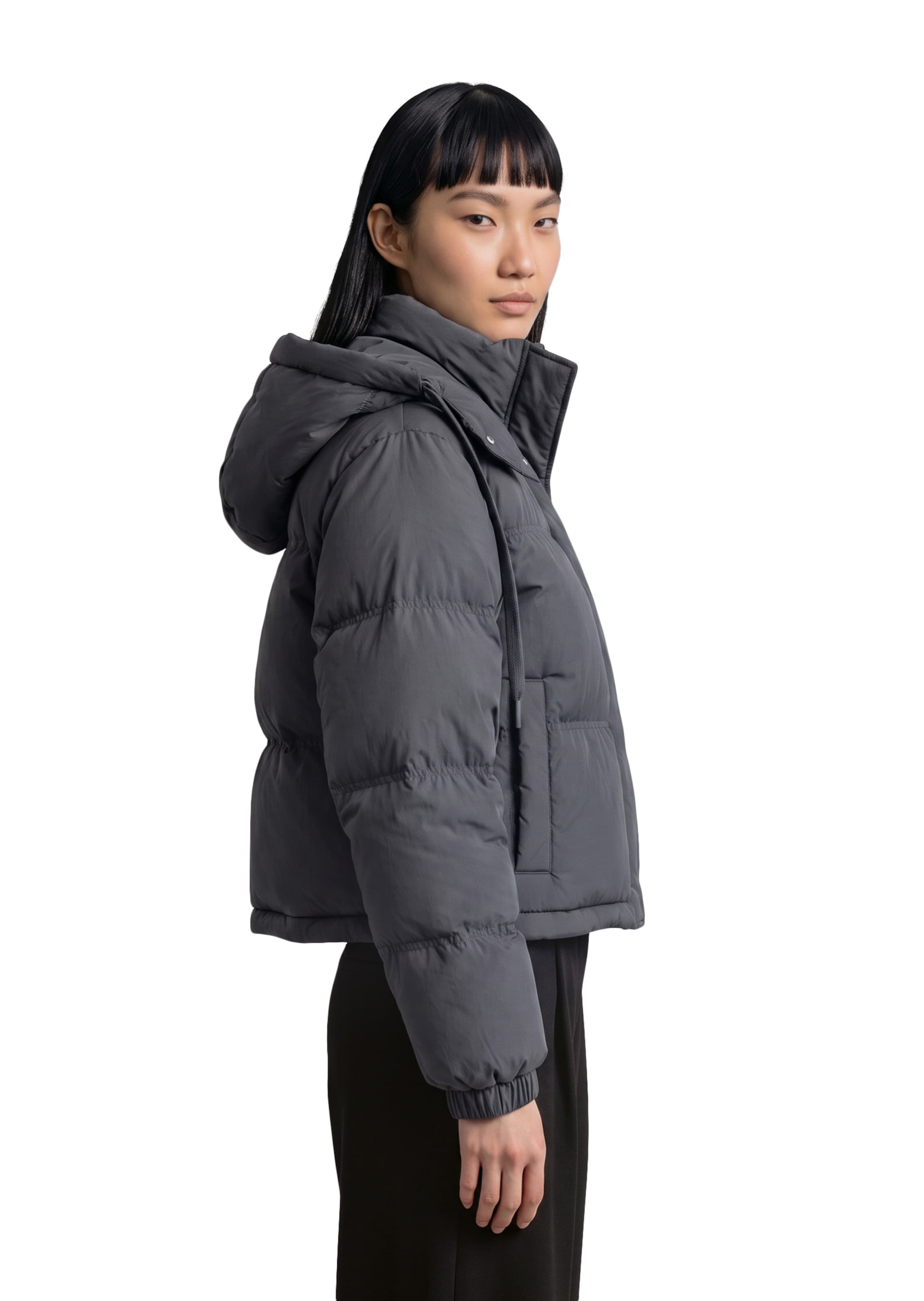 Veste d’hiver Marc O'Polo DENIM en gris : sur le côté