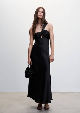 MANGO Společenské šaty 'Leandra' – černá