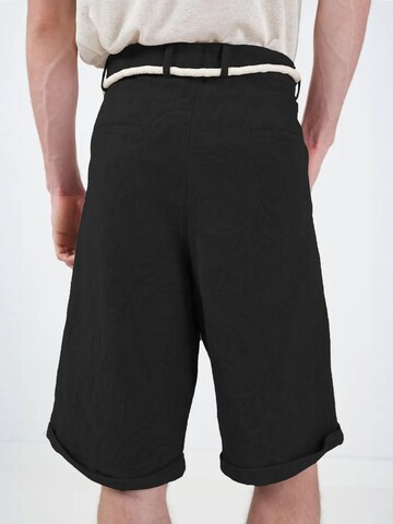 Giesto Wide leg Trousers 'Shorts' in Black