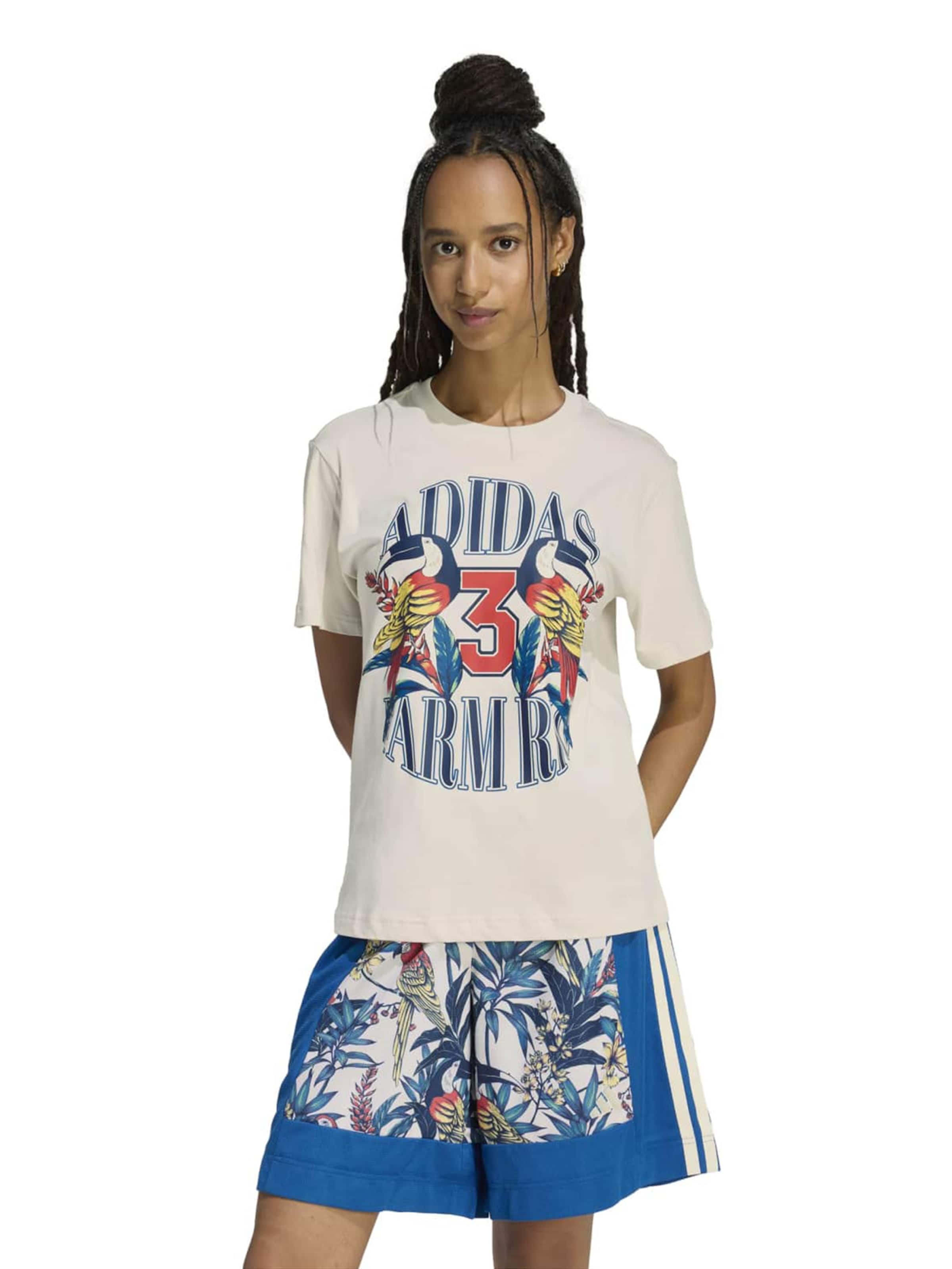 T-shirt fonctionnel 'FARM' ADIDAS SPORTSWEAR en gris : devant